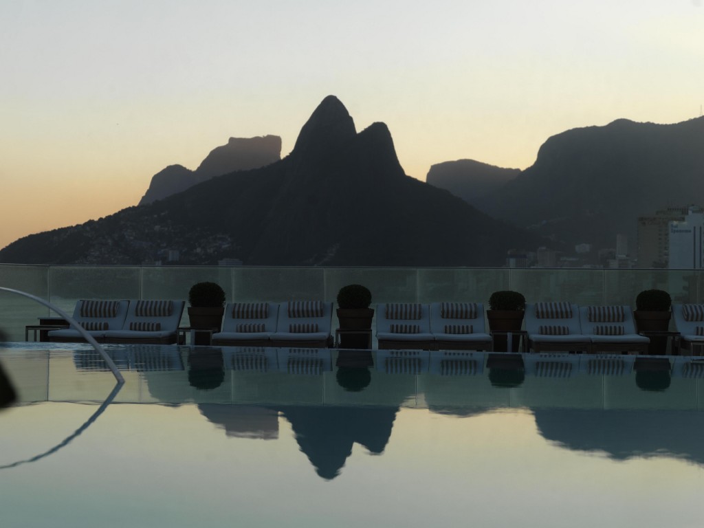 The pool at Rio's Fasano is ultra slick.
