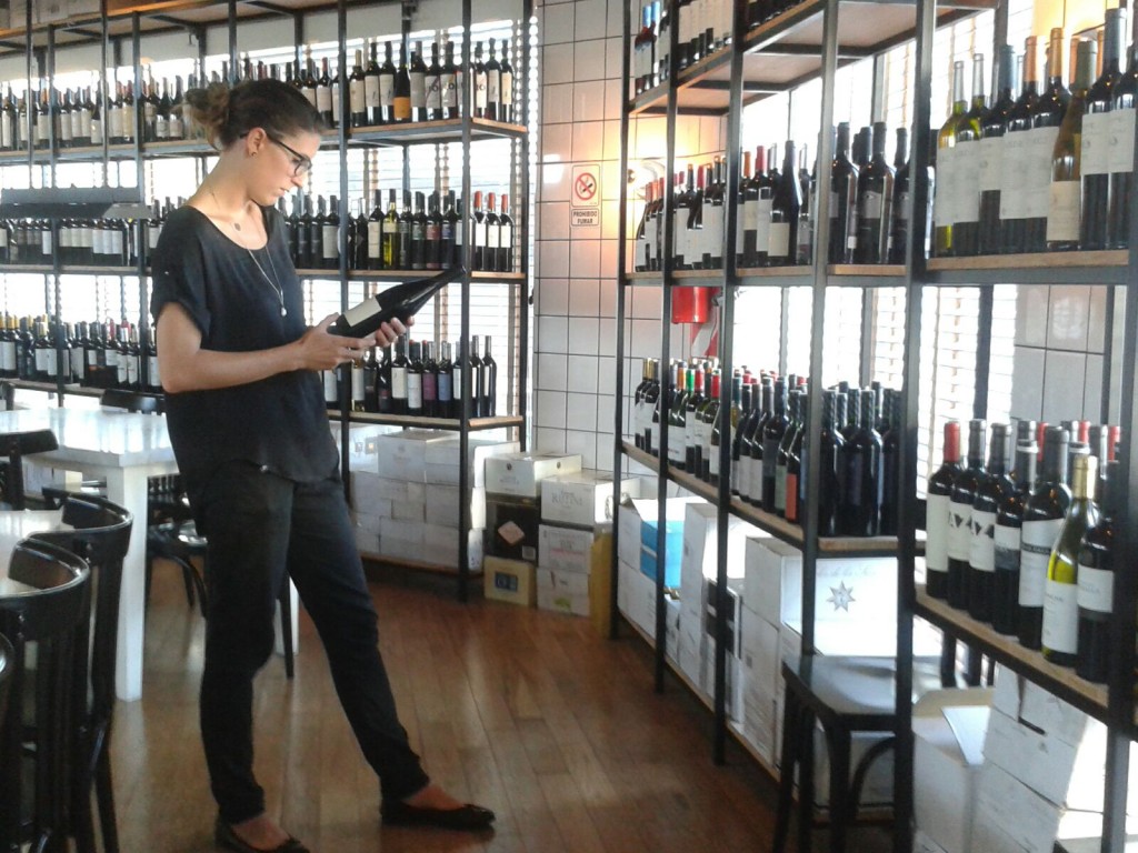 Sommelier Andrea Donadio from Oporto Almacén.